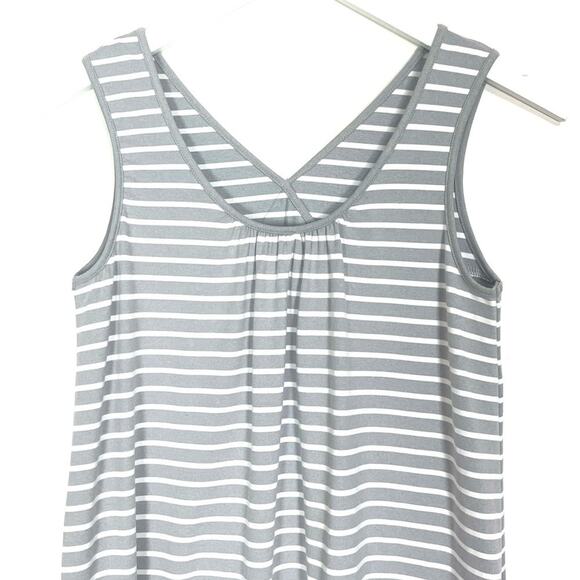 Cuddl Duds Flexwear Striped Dress - Picture 3 of 8